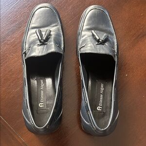Etienne Aigner Women’s Navy Tassel Loafers